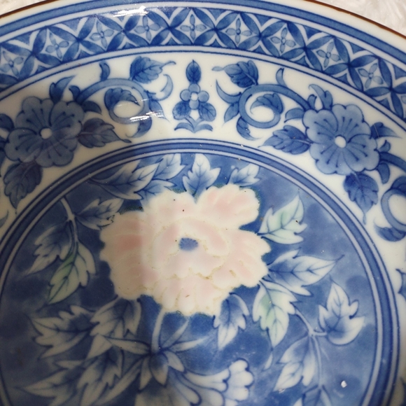 JAPANESE BLUE AND WHITE Vintage 2 piece Bowl set - Picture 5 of 10